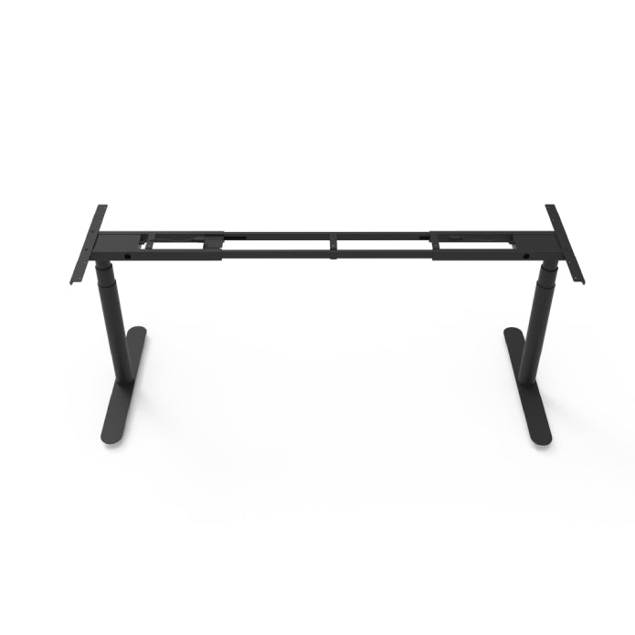 Halo+ Single Sided Height Adjustable Workstation Frame Black P C