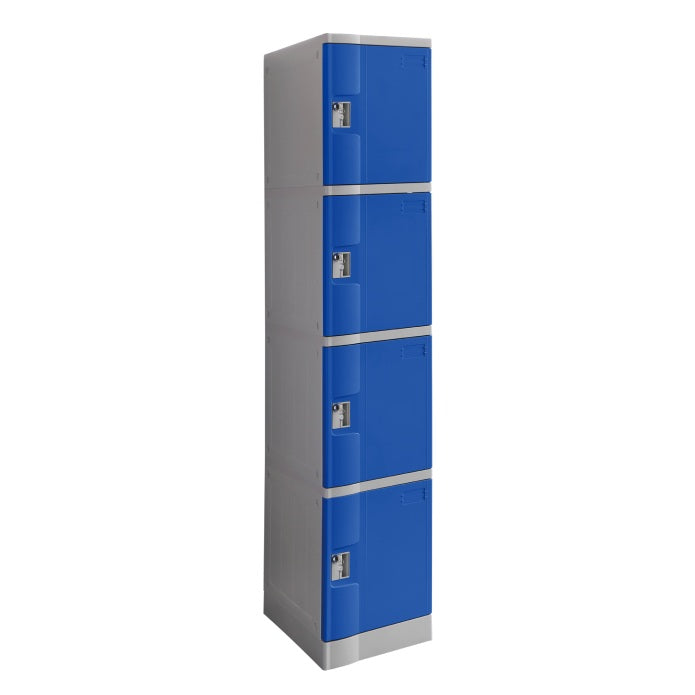 ABS Plastic Locker - 4 Doors Full Height