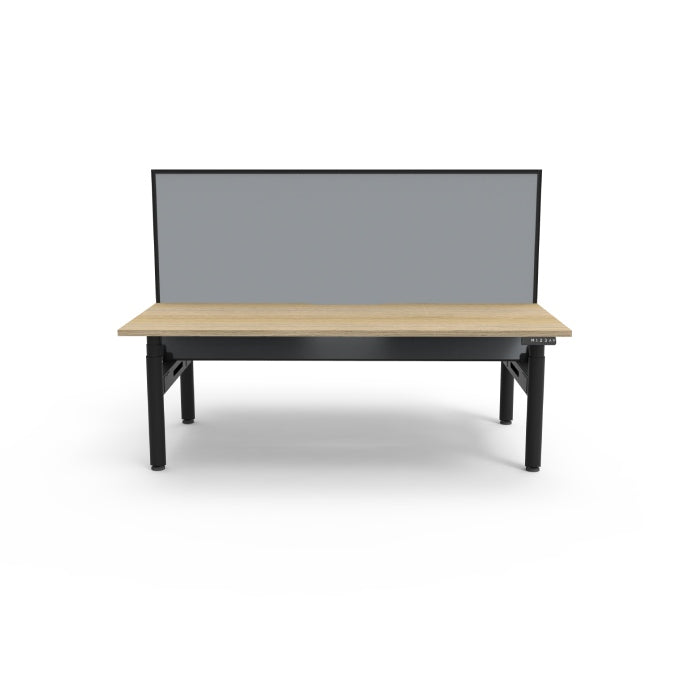 Rapidline Height Adjustable Halo+ Back to Back Workstation