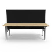 Rapidline Height Adjustable Halo+ Back to Back Workstation