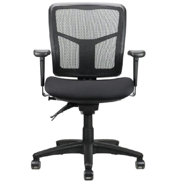 Rapidline Merida Medium Back Mesh Operator Chair With Arms