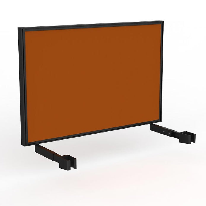 Studio Screen for Agile Individual Desk with Black Powdercoat Frame Black Powdercoat