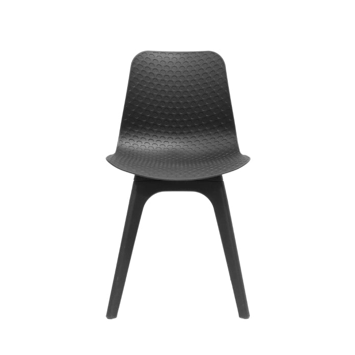 Lucid Chair Black Shell & Black Base
