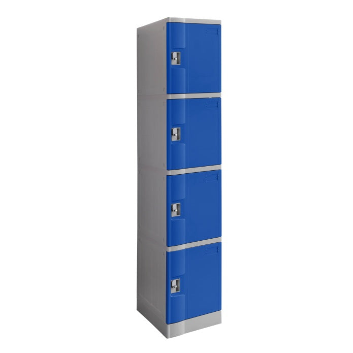 ABS Plastic Locker - 4 Doors Full Height