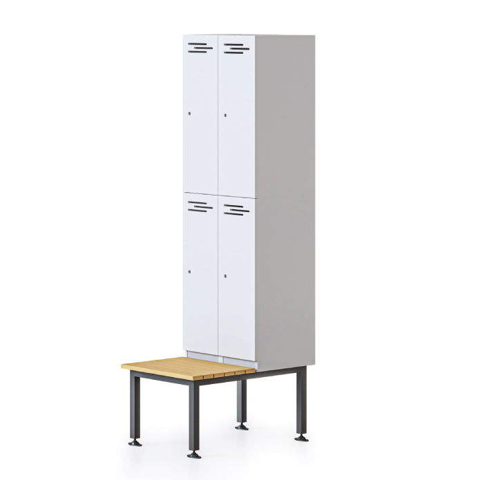 Locker Seat & Stand 2 Lockers – 610mm W Overall