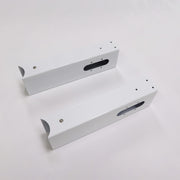 Halo+ Single Sided Workstation Cable Tray & Screen Mounting Arm White P C