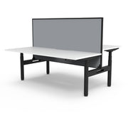 Rapidline Height Adjustable Halo+ Back to Back Workstation