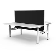 Rapidline Height Adjustable Halo+ Back to Back Workstation