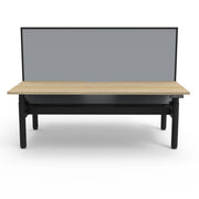 Rapidline Height Adjustable Halo+ Back to Back Workstation