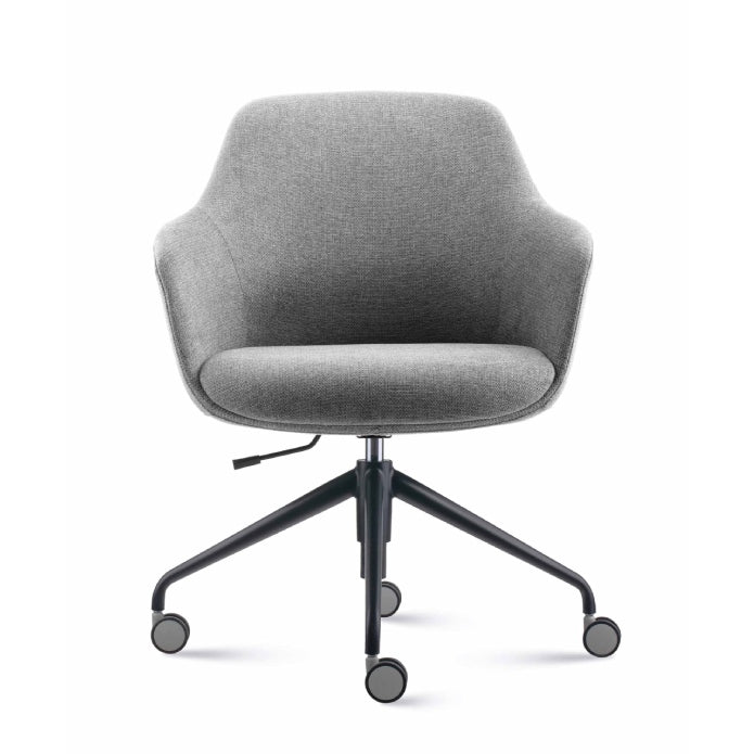 Aspen 4 Star Tub Chair Light Grey Fabric