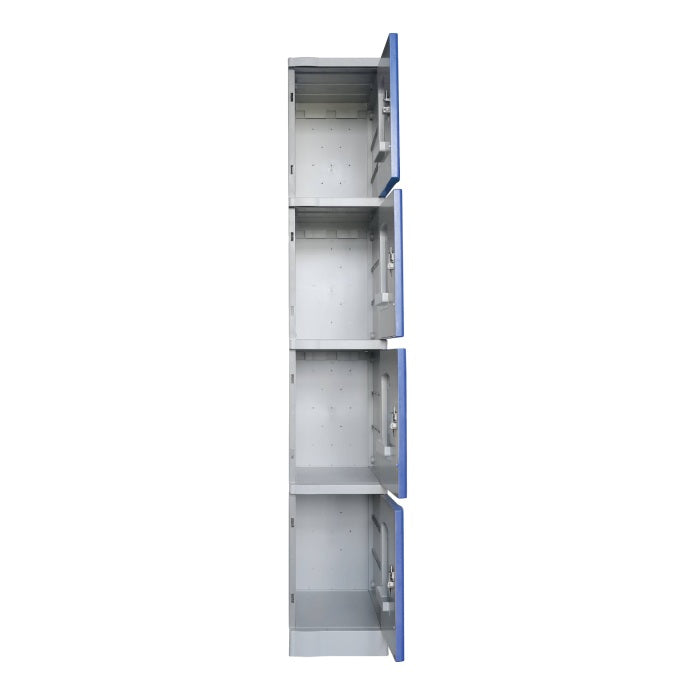 ABS Plastic Locker - 4 Doors Full Height