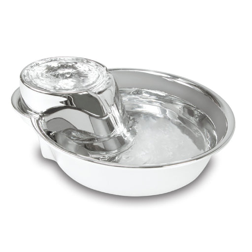 Pioneer Big Max Stainless Steel Pet Drinking Fountain 3.6 litres