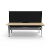 Rapidline Height Adjustable Halo+ Back to Back Workstation