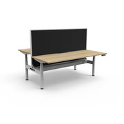 Rapidline Height Adjustable Halo+ Back to Back Workstation