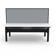 Rapidline Height Adjustable Halo+ Back to Back Workstation