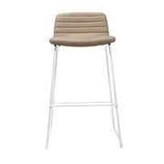 Pixel Bar Stool – 730H Almond PU White P C