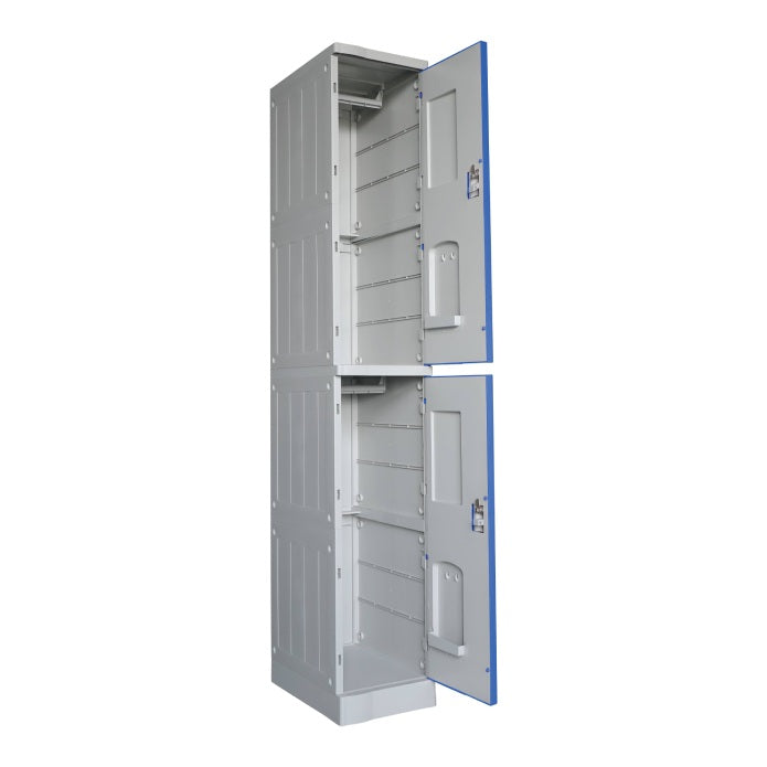 ABS Plastic Locker - 2 Door Full Height