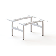 Halo+ Back to Back Height Adjustable Workstation Frame White P C