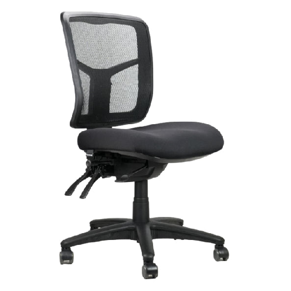 Rapidline Merida Medium Back Mesh Operator Chair Without Arms