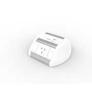 CMS Odyssey Charging Stations White 2 x GPO + 1USBA + 1USBC