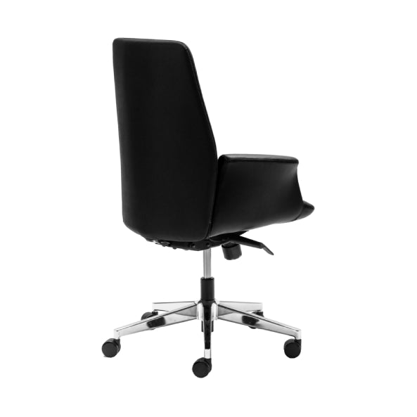 Rapidline Accord Genuine Leather Medium Back Chair