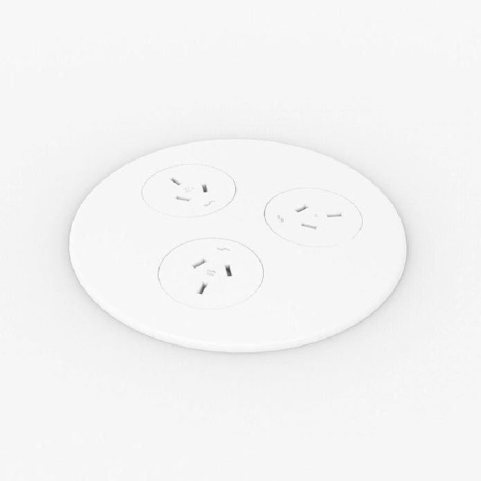 CMS Blinky Charging Stations White 3 x GPO Only