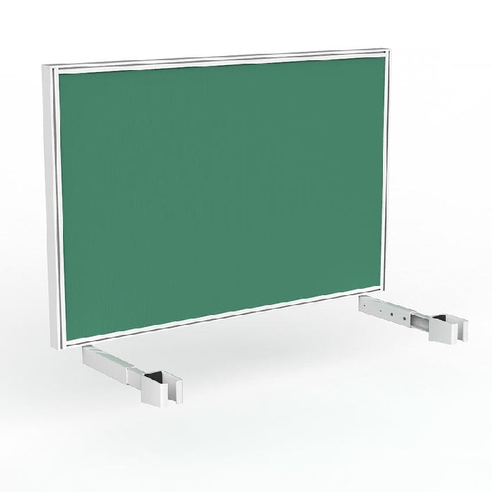 Studio Screen for Agile Individual Desk White Powdercoat Breathe Fern Green