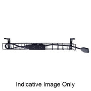 Rapid Wiring Single Tier Cable Basket Black 2 x GPO