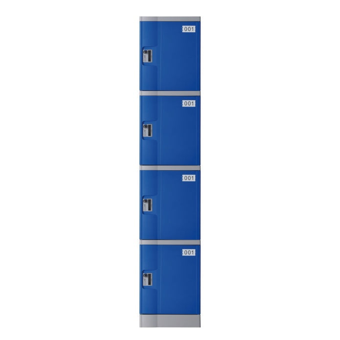 ABS Plastic Locker - 4 Doors Full Height