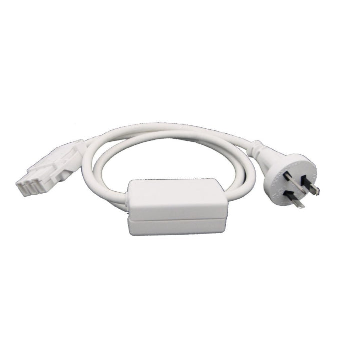 CMS 3 Pin Plug Leads White