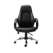 Rapidline Executive High Back Chair With Fabric Inlay For Extra Comfort