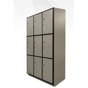 Steelco Hybrid Education Locker- Full Height 9 Door (1860H x 1075W x 580D)