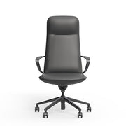 Nico Chair High Back Leather Charcoal