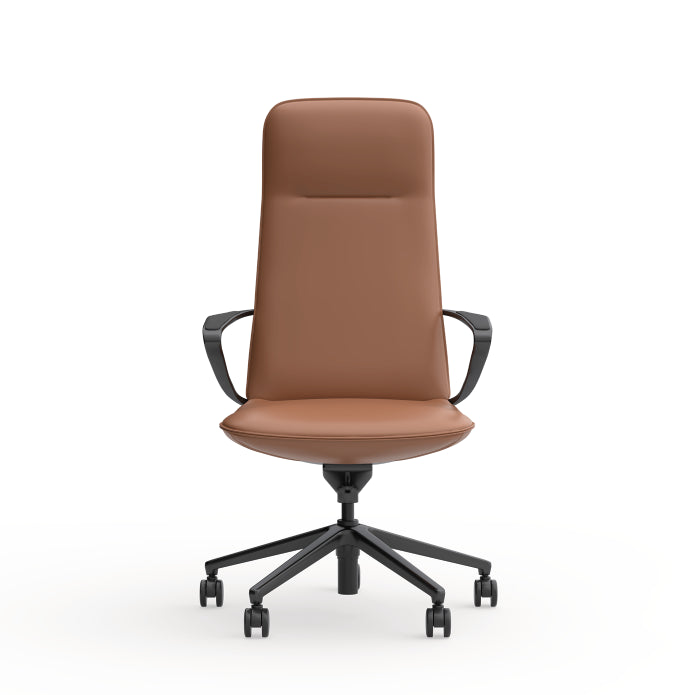 Nico Chair High Back Leather Tan