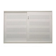 Steelco Shelves Sliding Door Cabinet With Perforated Doors