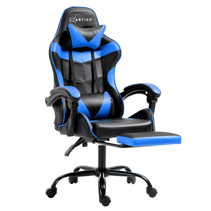 Artiss Gaming Office Chair Executive Computer Leather Chairs Footrest