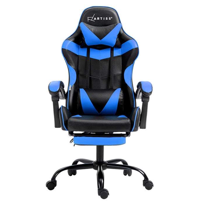 Artiss Gaming Office Chair Executive Computer Leather Chairs Footrest