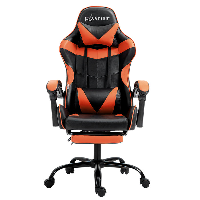 Artiss Gaming Office Chair Executive Computer Leather Chairs Footrest