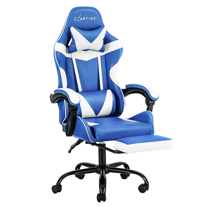 Artiss Gaming Office Chair Executive Computer Leather Chairs Footrest