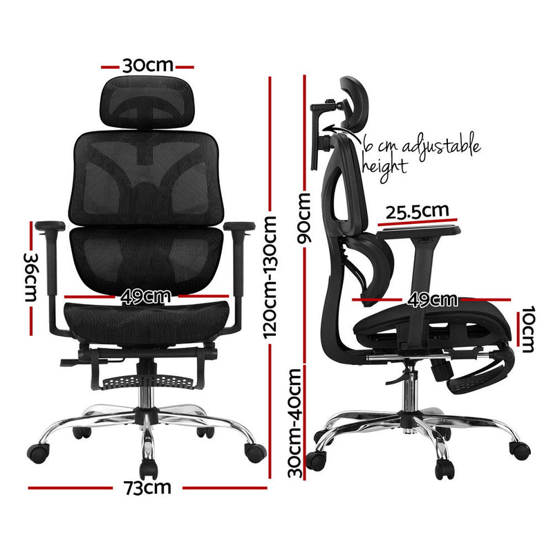 Artiss Ergonomic Office Chair Footrest