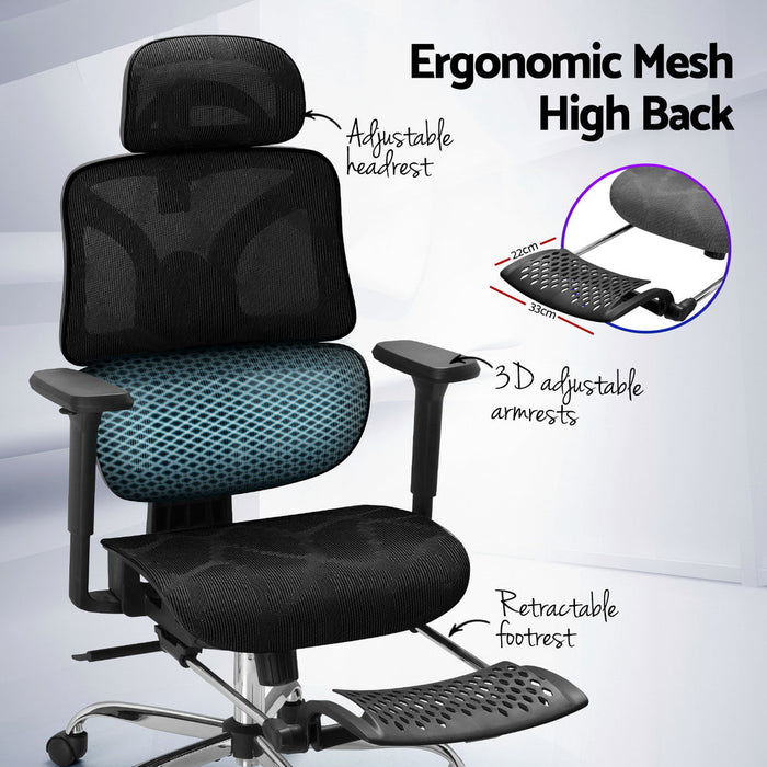 Artiss Ergonomic Office Chair Footrest