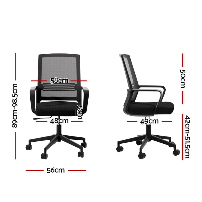 Artiss Mesh Office Chair Computer Gaming Desk Chairs Work Study Mid Back