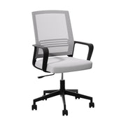 Artiss Mesh Office Chair Computer Gaming Desk Chairs Work Study Mid Back Gray