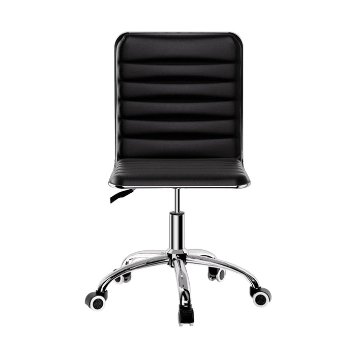 Artiss Office Chair Conference Chairs PU Leather Low Back