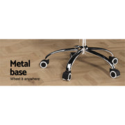 Artiss Office Chair Conference Chairs PU Leather Low Back