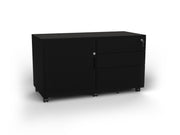 Tambour Drawer Caddy Unit Right Black Powdercoat Left Hand