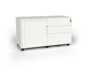 Tambour Drawer Caddy Unit Right White Powdercoat Left Hand