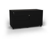 Tambour Drawer Caddy Unit Right Black Powdercoat Right Hand