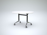 Modulus Flip Table 1200mm Round Black White