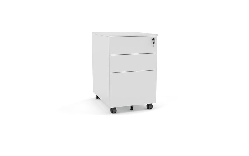 Agile Mobile Drawer Unit White Powdercoat